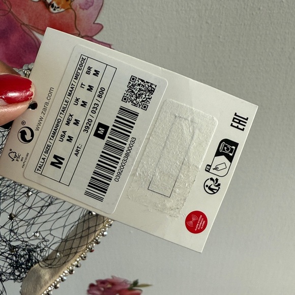 Zara Black and Silver Embellished Headband - Picture 3 of 5